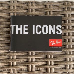 RAY-BAN THE ICONS AUTHENTICITY PAMPHLET